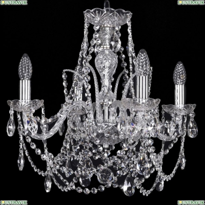 Люстра 1411/4/160/Ni ★Bohemia Ivele Crystal, Никель► — Купить▼