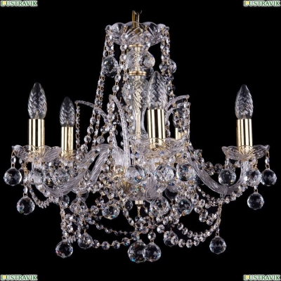 Люстра 1411/5/160/G/Balls ★Bohemia Ivele Crystal, Золото► — Купить▼