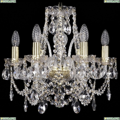 Люстра 1411/6/141/G ★Bohemia Ivele Crystal, Золото► — Купить▼