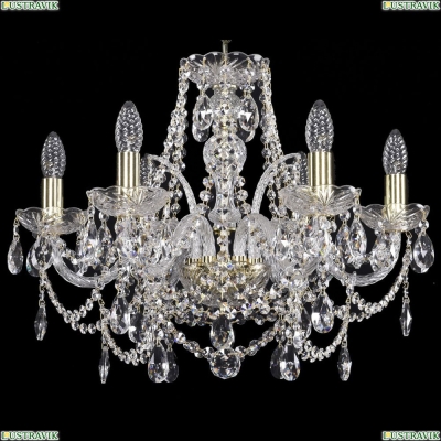 Люстра 1411/6/195/G ★Bohemia Ivele Crystal, Золото► — Купить▼