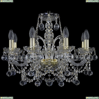 Люстра 1411/8/195/G/Balls ★Bohemia Ivele Crystal, Золото► — Купить▼