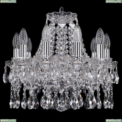 Люстра 1413/10/141/Ni ★Bohemia Ivele Crystal, Никель► — Купить▼