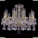 Люстра 1413/10/165/G ★Bohemia Ivele Crystal, Золото► — Купить▼