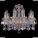 Люстра 1413/10/165/G/Leafs ★Bohemia Ivele Crystal, Золото► — Купить▼