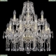 Люстра 1413/10+5/200/2d/G ★Bohemia Ivele Crystal, Золото► — Купить▼