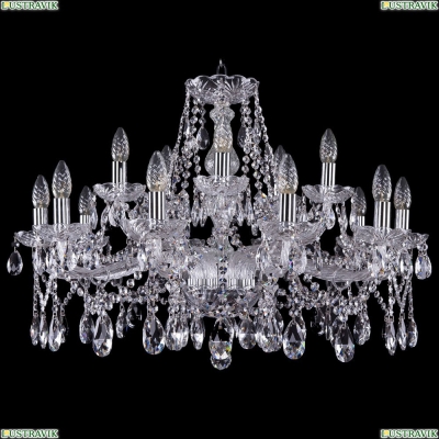 Люстра 1413/10+5/300/Ni ★Bohemia Ivele Crystal, Никель► — Купить▼