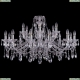 Люстра 1413/12+6/360/Ni ★Bohemia Ivele Crystal, Никель► — Купить▼
