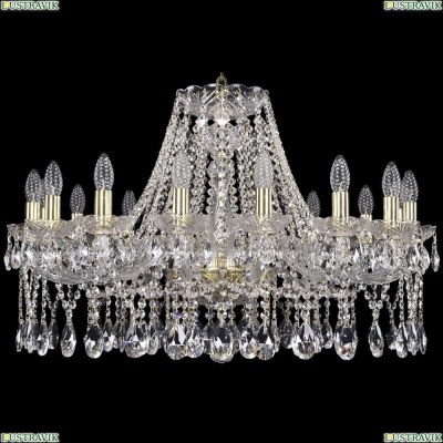 Люстра 1413/16/300/G ★Bohemia Ivele Crystal, Золото► — Купить▼