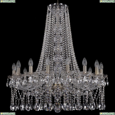 Люстра 1413/16/300/h-93/Pa ★Bohemia Ivele Crystal, Патина► — Купить▼