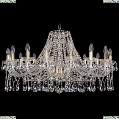 Люстра 1413/16/360/G ★Bohemia Ivele Crystal, Золото► — Купить▼