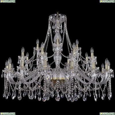 Люстра 1413/16+8+4/460/G ★Bohemia Ivele Crystal, Золото► — Купить▼