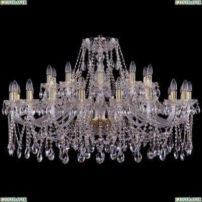 Люстра 1413/20+10/400/G ★Bohemia Ivele Crystal, Золото► — Купить▼