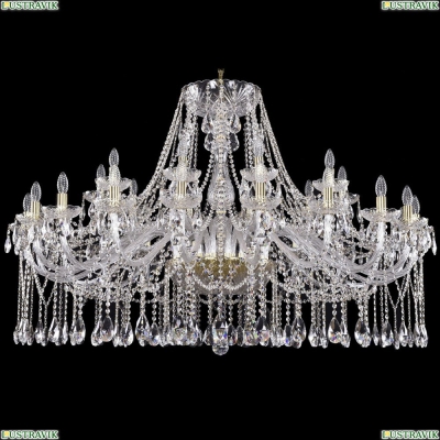 Люстра 1413/20+10/530/G ★Bohemia Ivele Crystal, Золото► — Купить▼