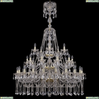Люстра 1413/20+10+5/400/XL-158/3d/G ★Bohemia Ivele Crystal, Золото► — Купить▼