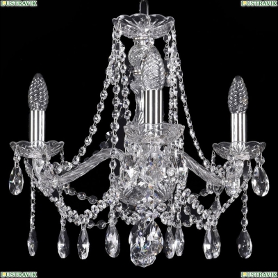 Люстра 1413/3/165/Ni ★Bohemia Ivele Crystal, Никель► — Купить▼
