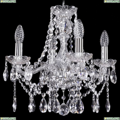 Люстра 1413/4/141/Ni ★Bohemia Ivele Crystal, Никель► — Купить▼