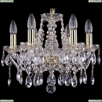 Люстра 1413/6/141/G ★Bohemia Ivele Crystal, Золото► — Купить▼