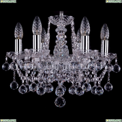 Люстра 1413/6/141/Ni/Balls ★Bohemia Ivele Crystal, Никель► — Купить▼