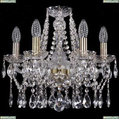 Люстра 1413/6/141/Pa ★Bohemia Ivele Crystal, Патина► — Купить▼