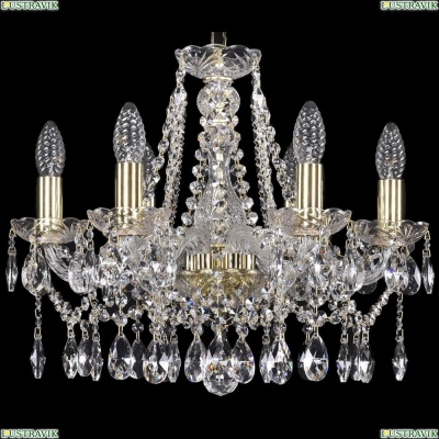 Люстра 1413/6/165/G ★Bohemia Ivele Crystal, Золото► — Купить▼