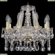 Люстра 1413/8/141/G ★Bohemia Ivele Crystal, Золото► — Купить▼