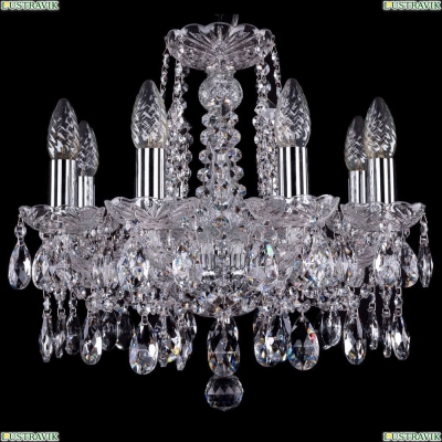 Люстра 1413/8/141/Ni ★Bohemia Ivele Crystal, Никель► — Купить▼