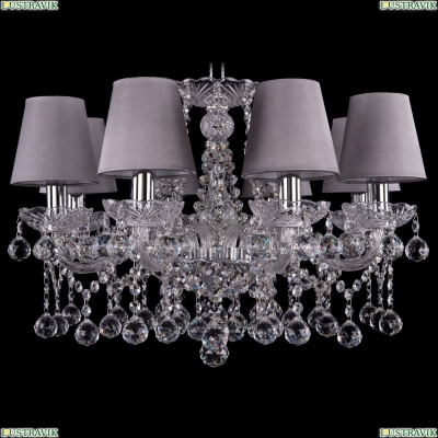 Люстра 1413/8/200/Ni/Balls/SH24 ★Bohemia Ivele Crystal, Никель► — Купить▼
