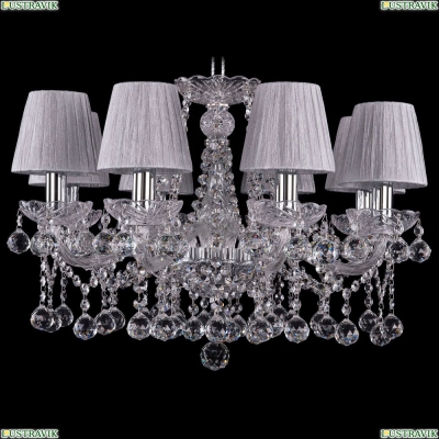 Люстра 1413/8/200/Ni/Balls/SH6 ★Bohemia Ivele Crystal, Никель► — Купить▼