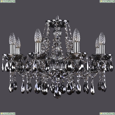 Люстра 1413/8/200/Ni/M731 ★Bohemia Ivele Crystal, Никель► — Купить▼