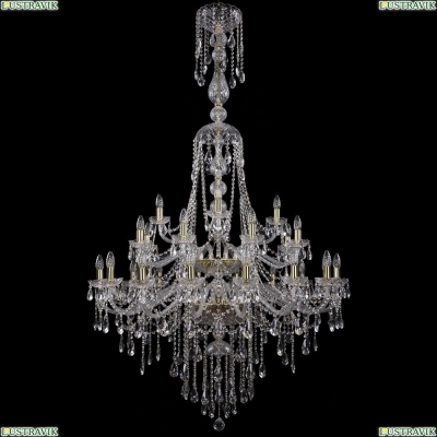 Люстра 1415/16+8+4/400/XL-185/2d/G ★Bohemia Ivele Crystal, Золото► — Купить▼