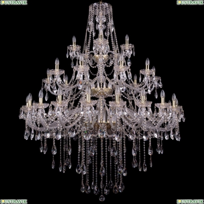 Люстра 1415/20+10+5/530/3d/G ★Bohemia Ivele Crystal, Золото► — Купить▼