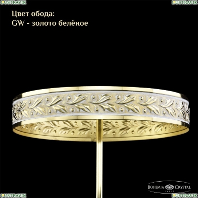 Люстра 19273/H2/80IV GW ★Bohemia Ivele Crystal, Золото белёное► — Купить▼