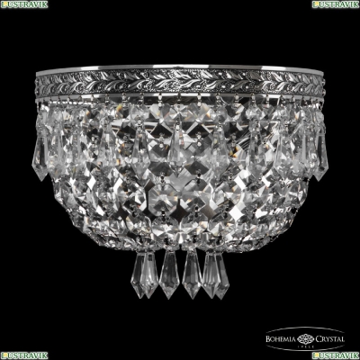 Бра 19271B/20IV NB ★Bohemia Ivele Crystal, Никель чернёный► — Купить▼