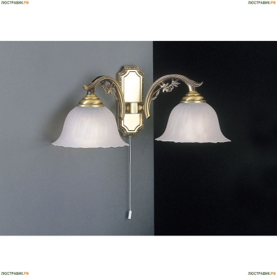 Бра A 2720/2 ★Reccagni Angelo, 2 x 60Вт☀, Бронза► — Купить▼