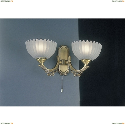 Бра A 2825/2 ★Reccagni Angelo, 2 x 60Вт☀, Бронза► — Купить▼