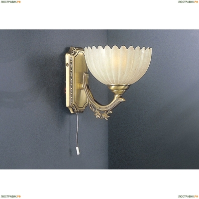 Бра A 2826/1 ★Reccagni Angelo, 1 x 60Вт☀, Состаренная бронза► — Купить▼