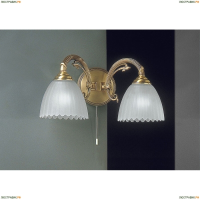 Бра A 3520/2 ★Reccagni Angelo, 2 x 60Вт☀, Бронза► — Купить▼