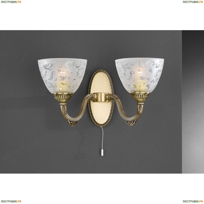 Бра A 6252/2 ★Reccagni Angelo, 2 x 60Вт☀, Бронза► — Купить▼
