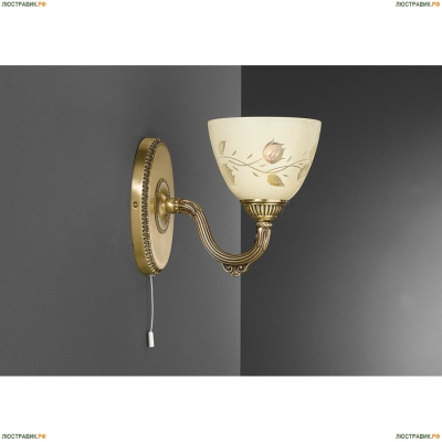 Бра A 6258/1 ★Reccagni Angelo, 1 x 60Вт☀, Бронза► — Купить▼