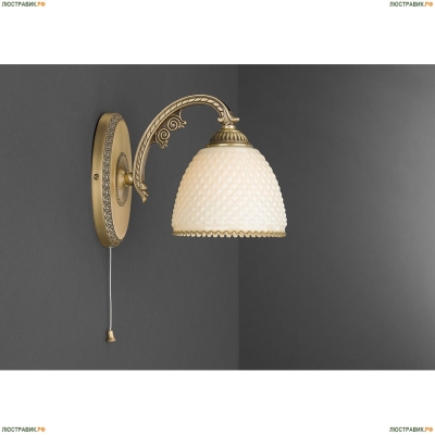 Бра A 7005/1 ★Reccagni Angelo, 1 x 60Вт☀, Бронза► — Купить▼