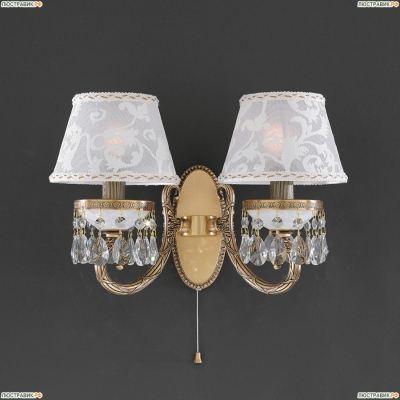 Бра A 8281/2 ★Reccagni Angelo, 2 x 60Вт☀, Бронза► — Купить▼