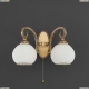 Бра A 8400/2 ★Reccagni Angelo, 2 x 60Вт☀, Бронза► — Купить▼
