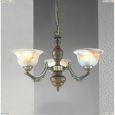 Люстра L 2801/3 ★Reccagni Angelo, 3 x 60Вт☀, Бронза► — Купить▼