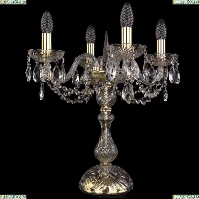 Настольная лампа 1402L/4/141-47/G ★Bohemia Ivele Crystal, Золото► — Купить▼
