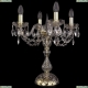 Настольная лампа 1402L/4/141-47/G ★Bohemia Ivele Crystal, Золото► — Купить▼
