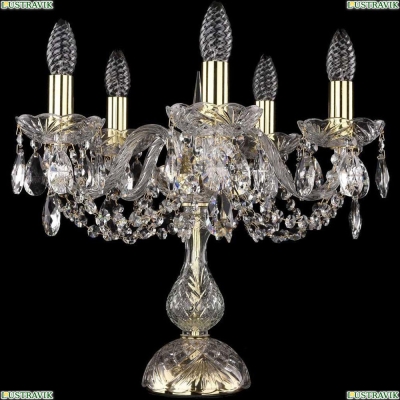 Настольная лампа 1402L/5/141-39/G ★Bohemia Ivele Crystal, Золото► — Купить▼