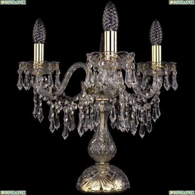 Настольная лампа 1403L/3/141-39/G ★Bohemia Ivele Crystal, Золото► — Купить▼