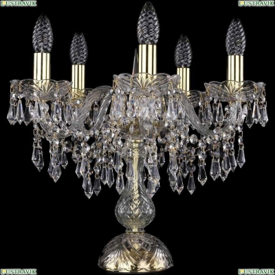 Настольная лампа 1403L/5/141-39/G ★Bohemia Ivele Crystal, Золото► — Купить▼