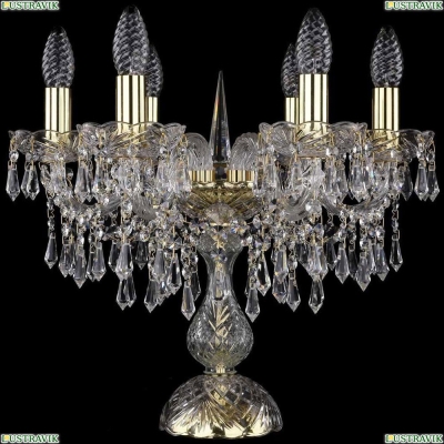 Настольная лампа 1403L/6/141-39/G ★Bohemia Ivele Crystal, Золото► — Купить▼