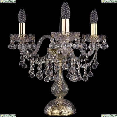Настольная лампа 1409L/3/141-39/G ★Bohemia Ivele Crystal, Золото► — Купить▼